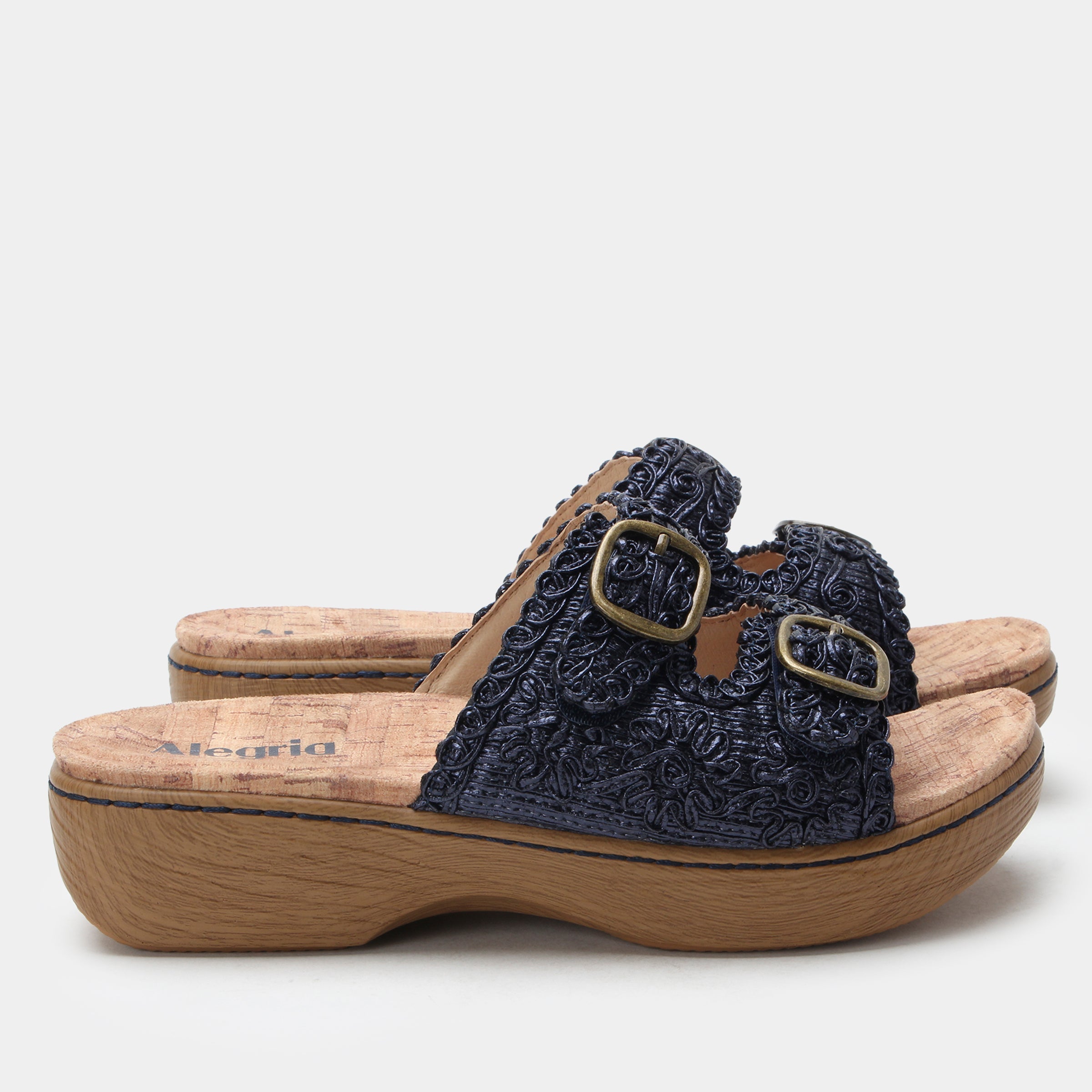 Oona Fancy Navy Sandal - Image 3