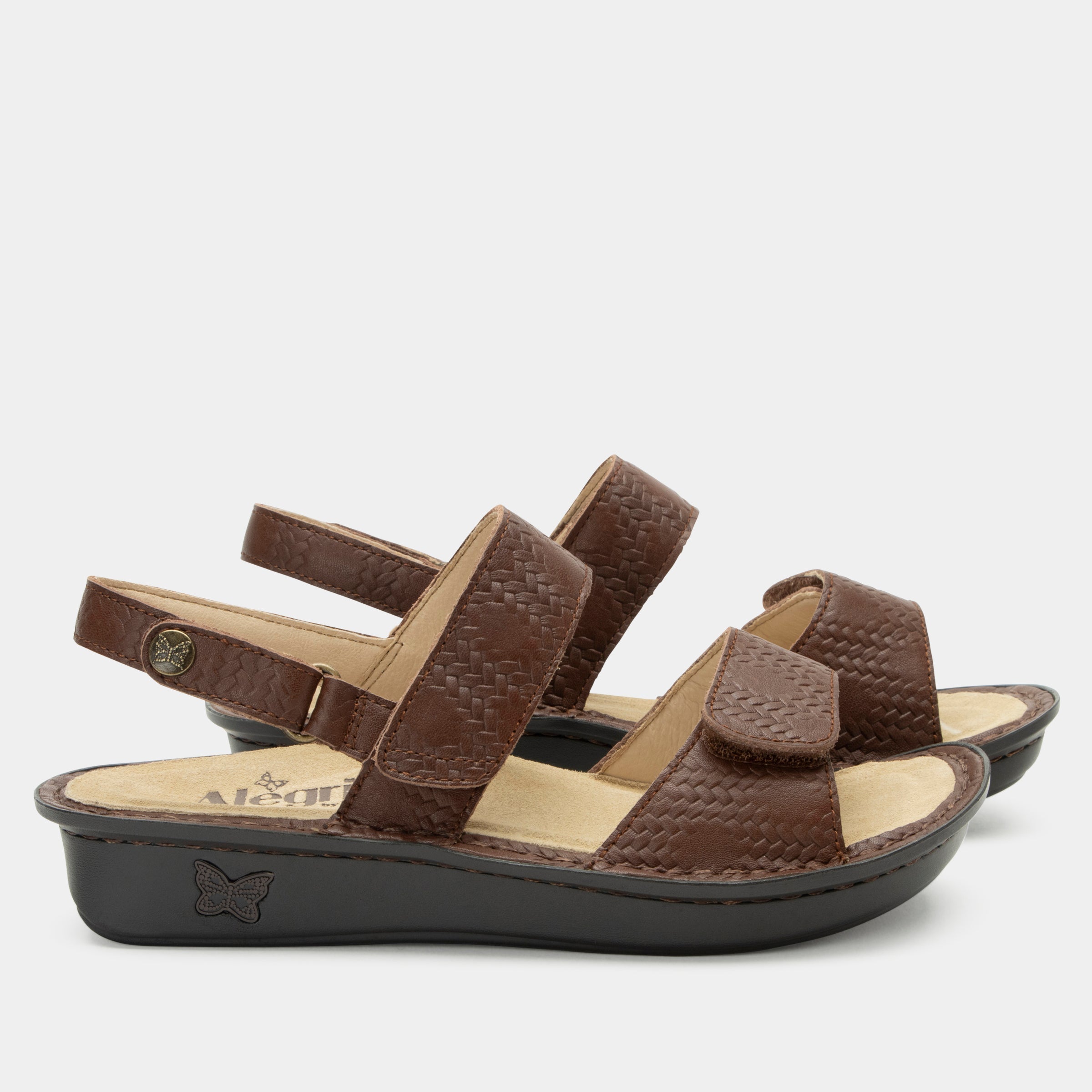 Verona Basketry Coffee Sandal - Image 2