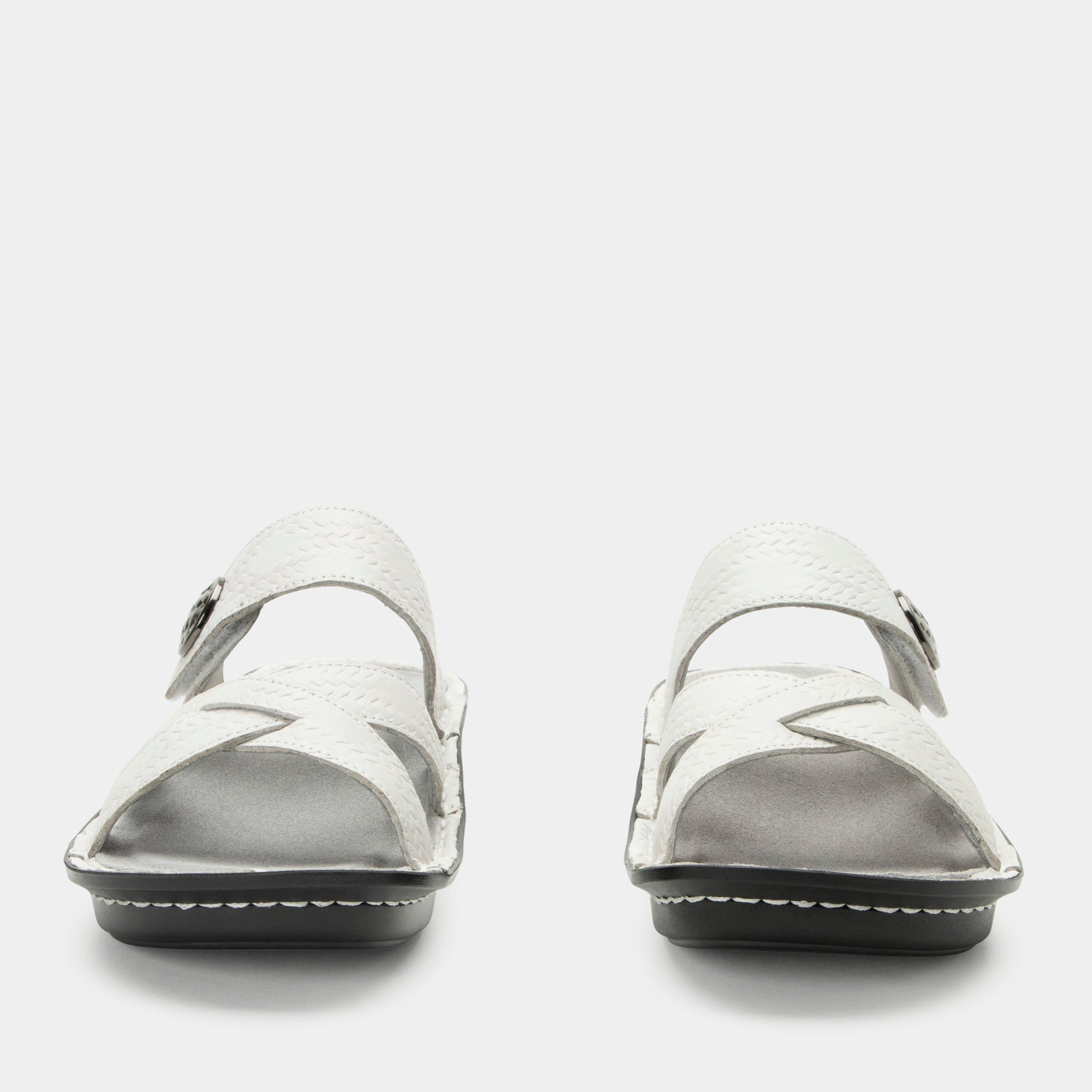 Victoriah Basketry White Sandal - Image 5