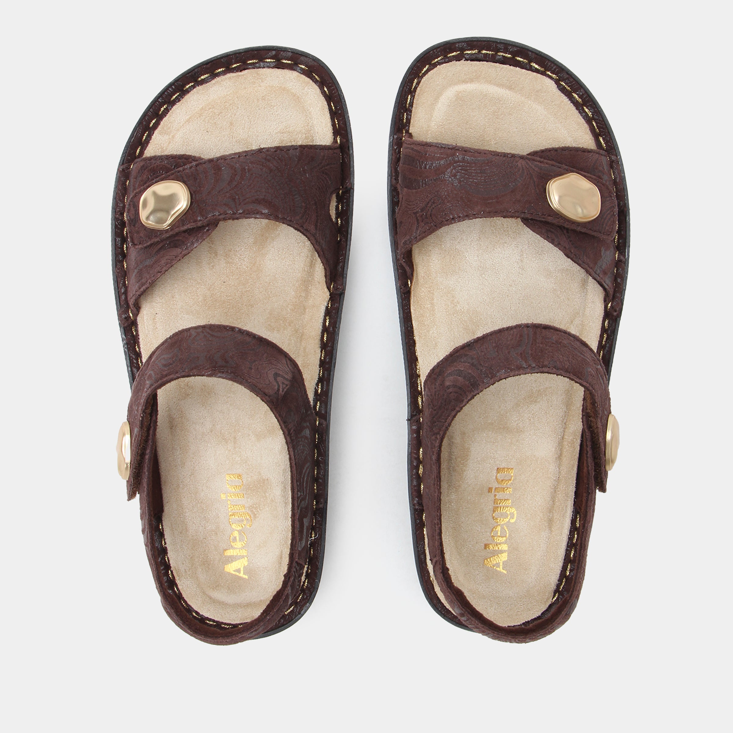 Vienna Swirling Brown Sandal - Image 5